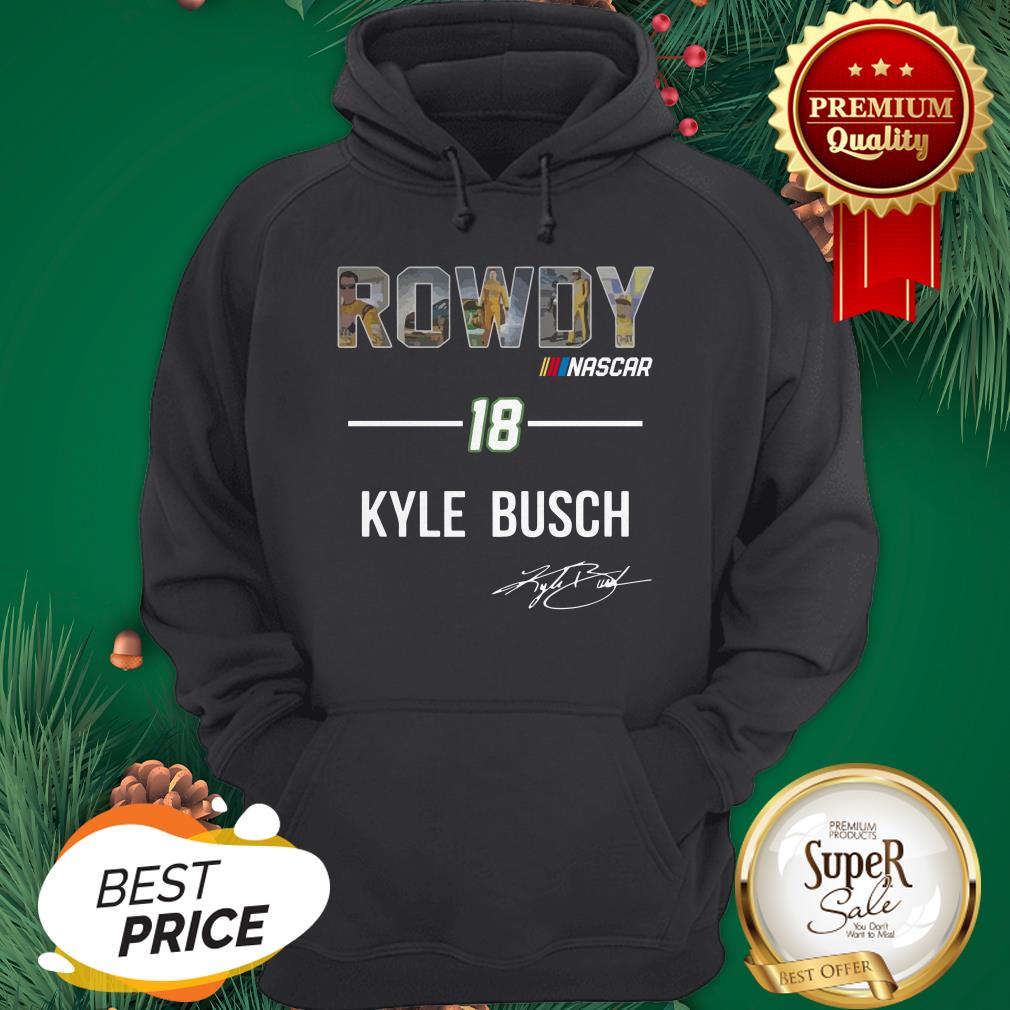 Rowdy Nascar 18 Kyle Busch Signature Autographed Shirt - Image 5