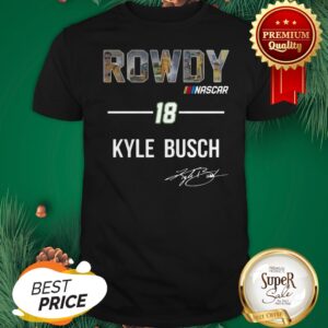 Rowdy Nascar 18 Kyle Busch Signature Autographed Shirt