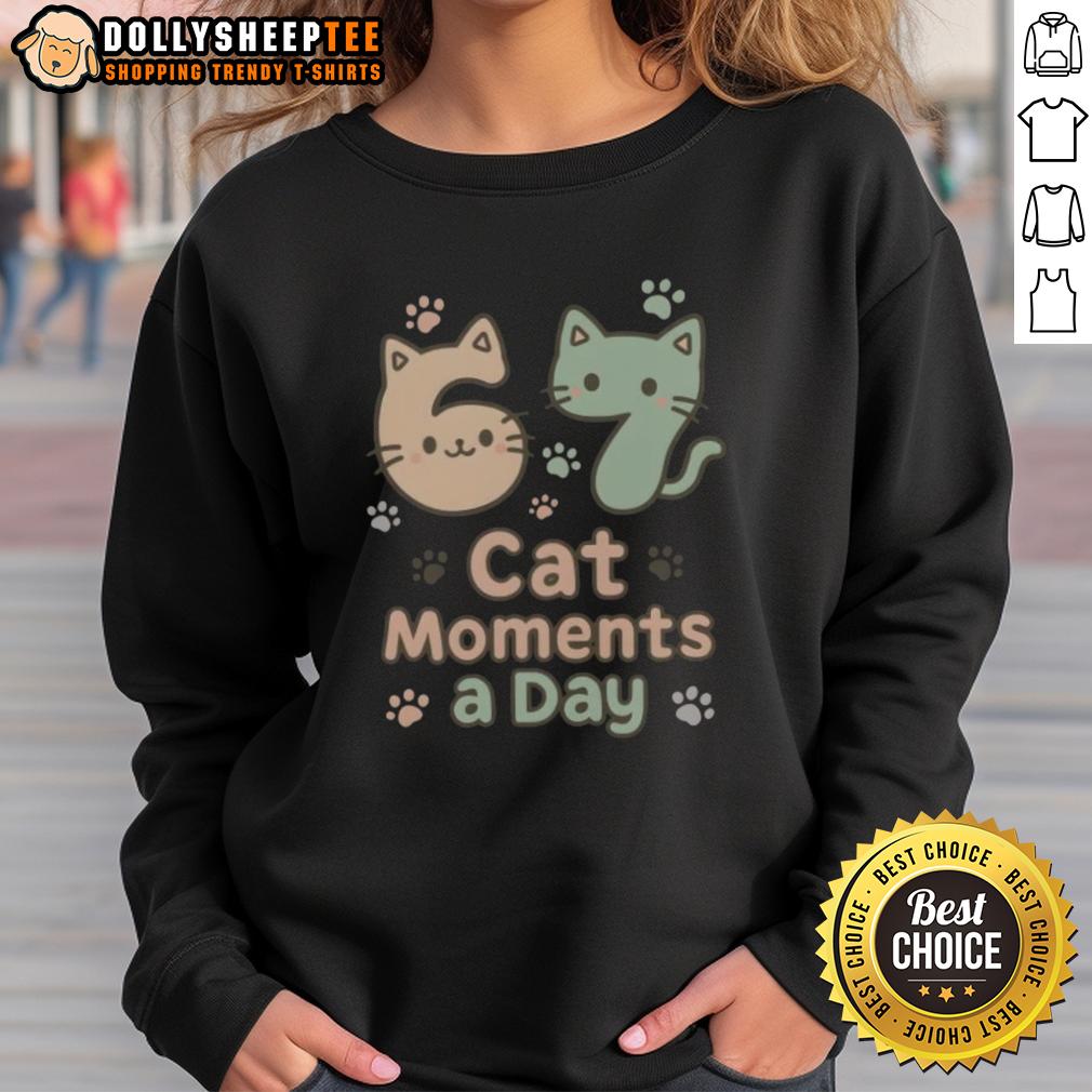 Top 67 Cat Moments A Day Six Seven T-Shirt - Image 5