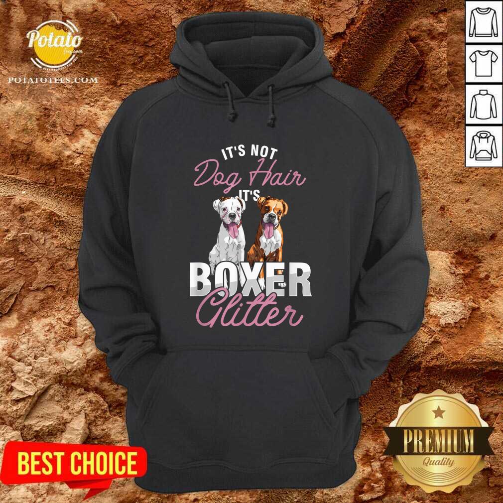 Dog Lover Puppy Owner It's Not Dog Hair It's Boxer Shirt - Image 4