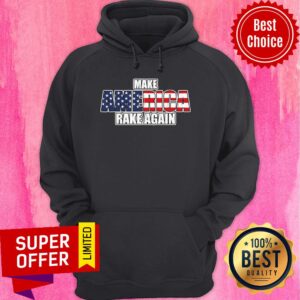 Alternative view of Awesome Make America Rake Again American Flag Shirt