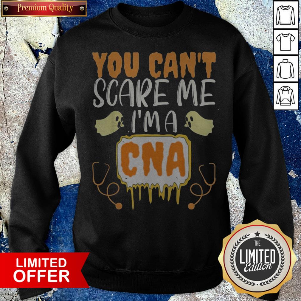 You Cant Scare Me I’m A CNA Halloween Nurse Shirt - Image 4