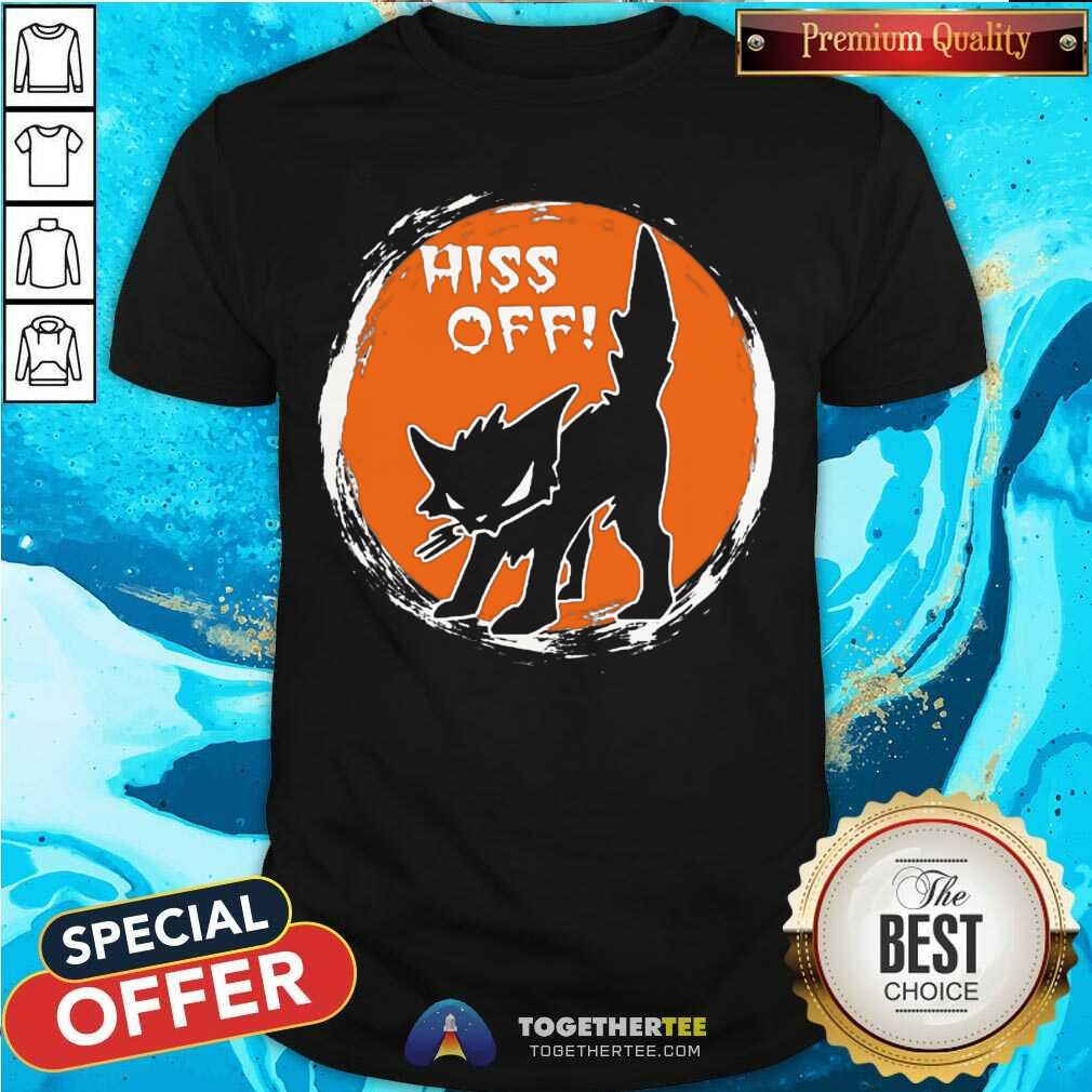 Cat Moon Hiss Off Shirt