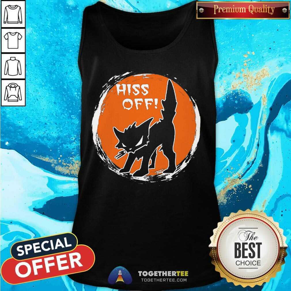 Cat Moon Hiss Off Shirt - Image 4