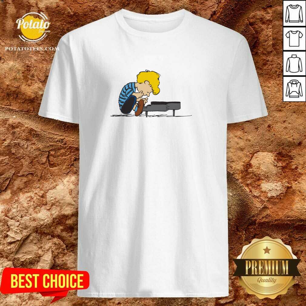Schroeder Piano Adult T-shirt