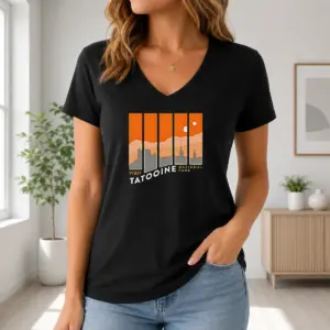 Alternative view of Happy Funny Visit National Park Star Wars Sci Fi Travel Shirt
