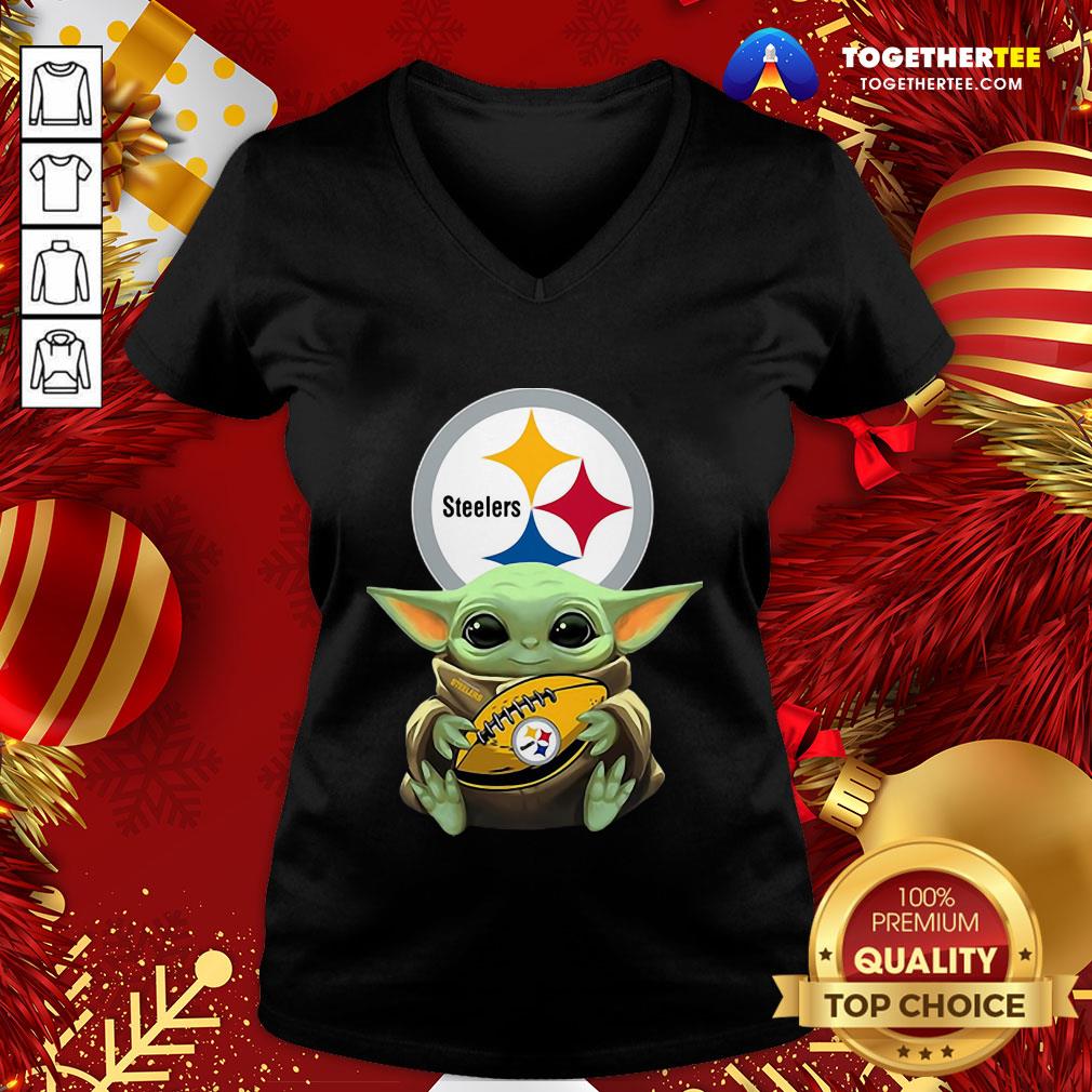 Official Baby Yoda Steelers Shirt - Image 2
