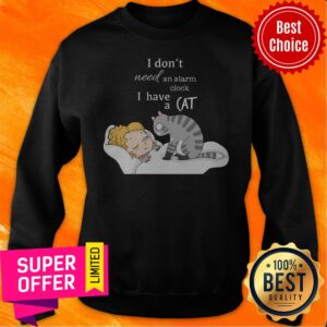 Alternative view of Premium I Don’t Need An Alarm Clock I Have A Cat Shirt