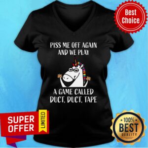Alternative view of Unicorns Piss Me Off Again And We Play A Game Shirt