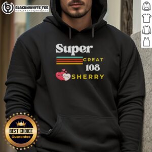 Alternative view of Hot Super Great 108 Loves Sherry Two Hearts Hugging Retro T-Shirt