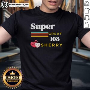 Hot Super Great 108 Loves Sherry Two Hearts Hugging Retro T-Shirt