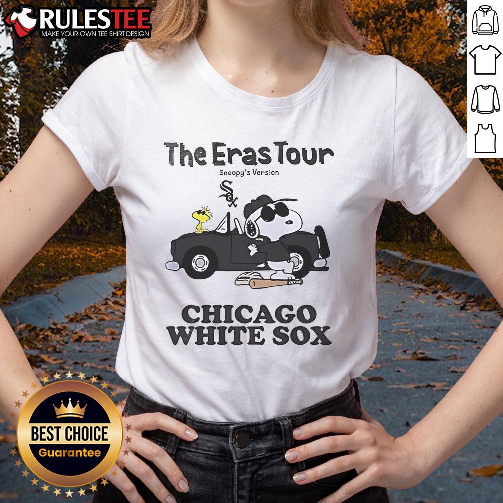 Official Chicago White Sox The Eras Tour Snoopy T-Shirt - Image 3