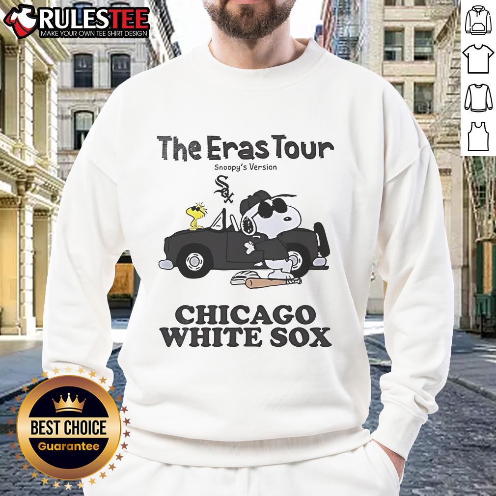 Official Chicago White Sox The Eras Tour Snoopy T-Shirt - Image 5