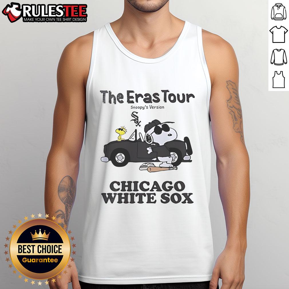 Official Chicago White Sox The Eras Tour Snoopy T-Shirt - Image 4