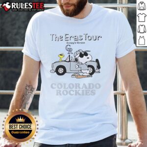 Official Colorado Rockies The Eras Tour Snoopy T-Shirt