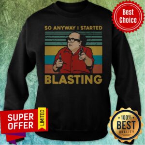 Alternative view of Official Frank Reynolds So Anyway I Started Blasting Shirt