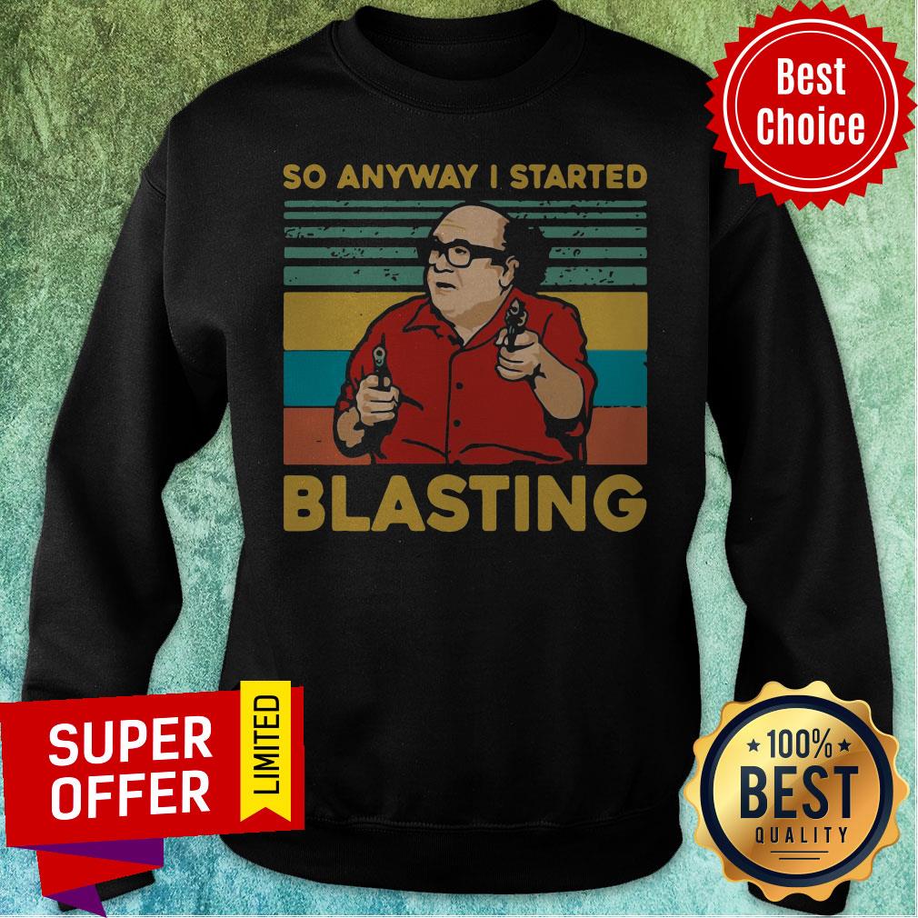 Official Frank Reynolds So Anyway I Started Blasting Shirt - Image 2