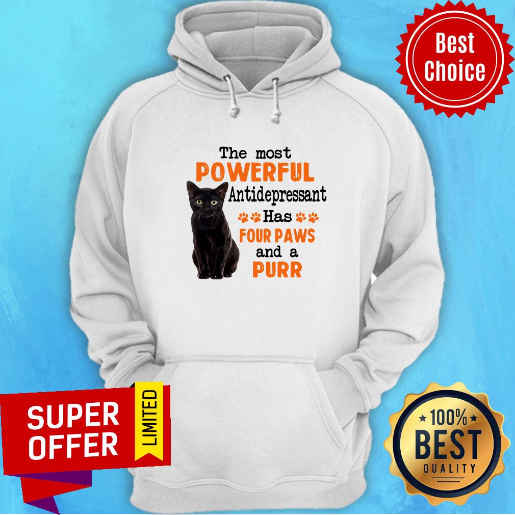 Premium The Most Powerful Antidepressant Has Four Paws And A Purr Shirt - Image 5