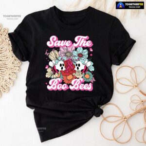 Save The Boo Bees Breast Cancer Halloween T-Shirt