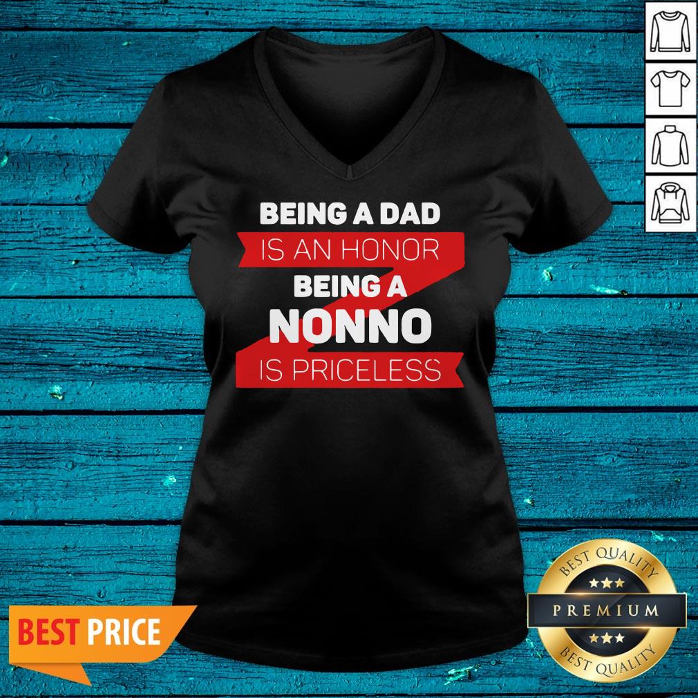 Funny Being A Dad Is An Honor Being A Nonno Is Priceless Shirt - Image 4