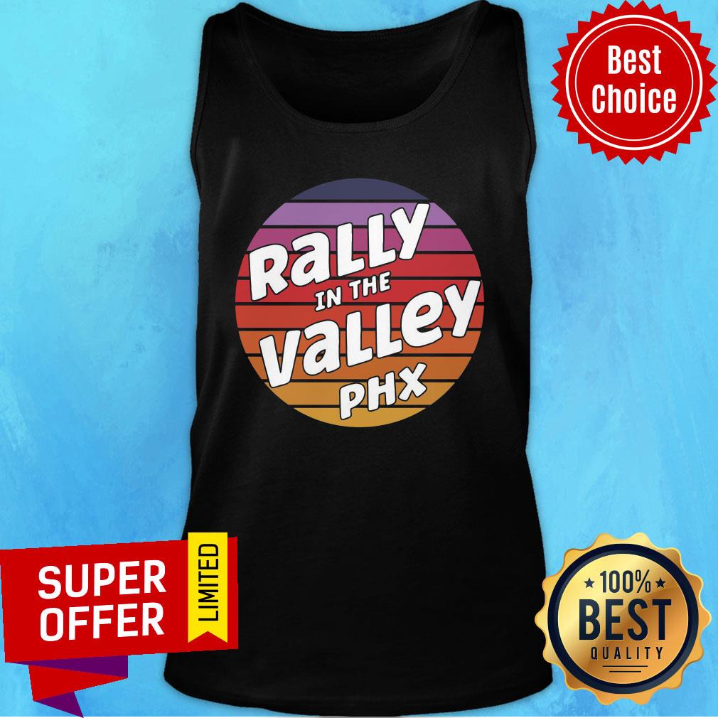 Phoenix Rally At The Valley PHX Basketball Vintage Shirt - Image 3