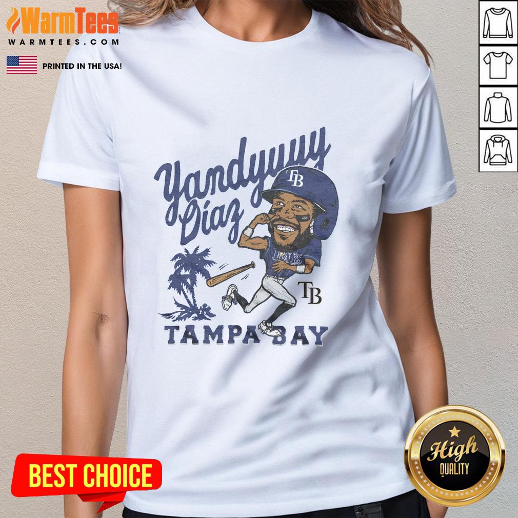 Awesome Tampa Bay Rays Yandy Diaz T-Shirt - Image 3
