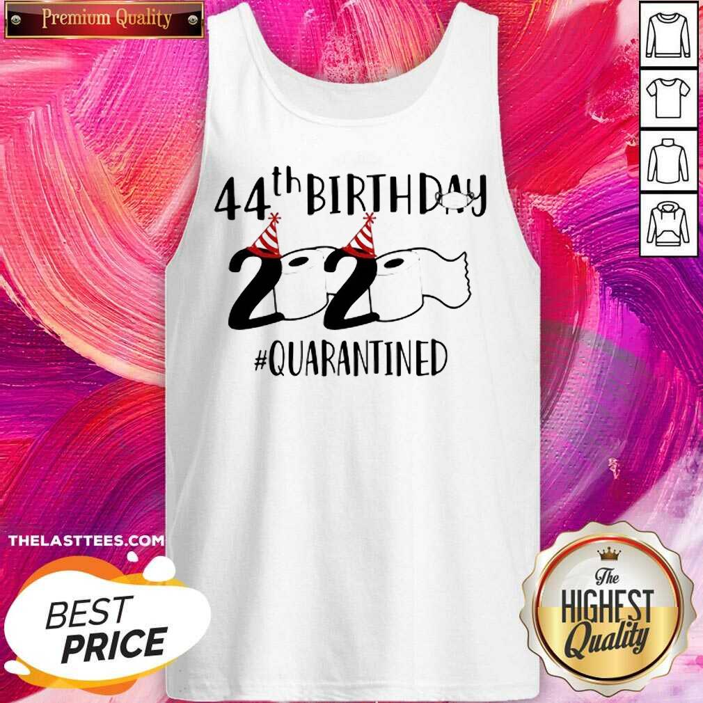 Hot 44th Birthday 2020 Quarantined Coronavirus Shirt - Image 3