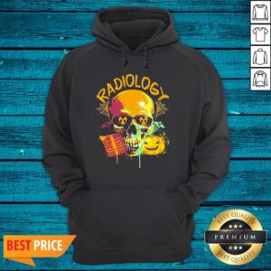 Alternative view of Nice Skull Radiology Halloween Shirt