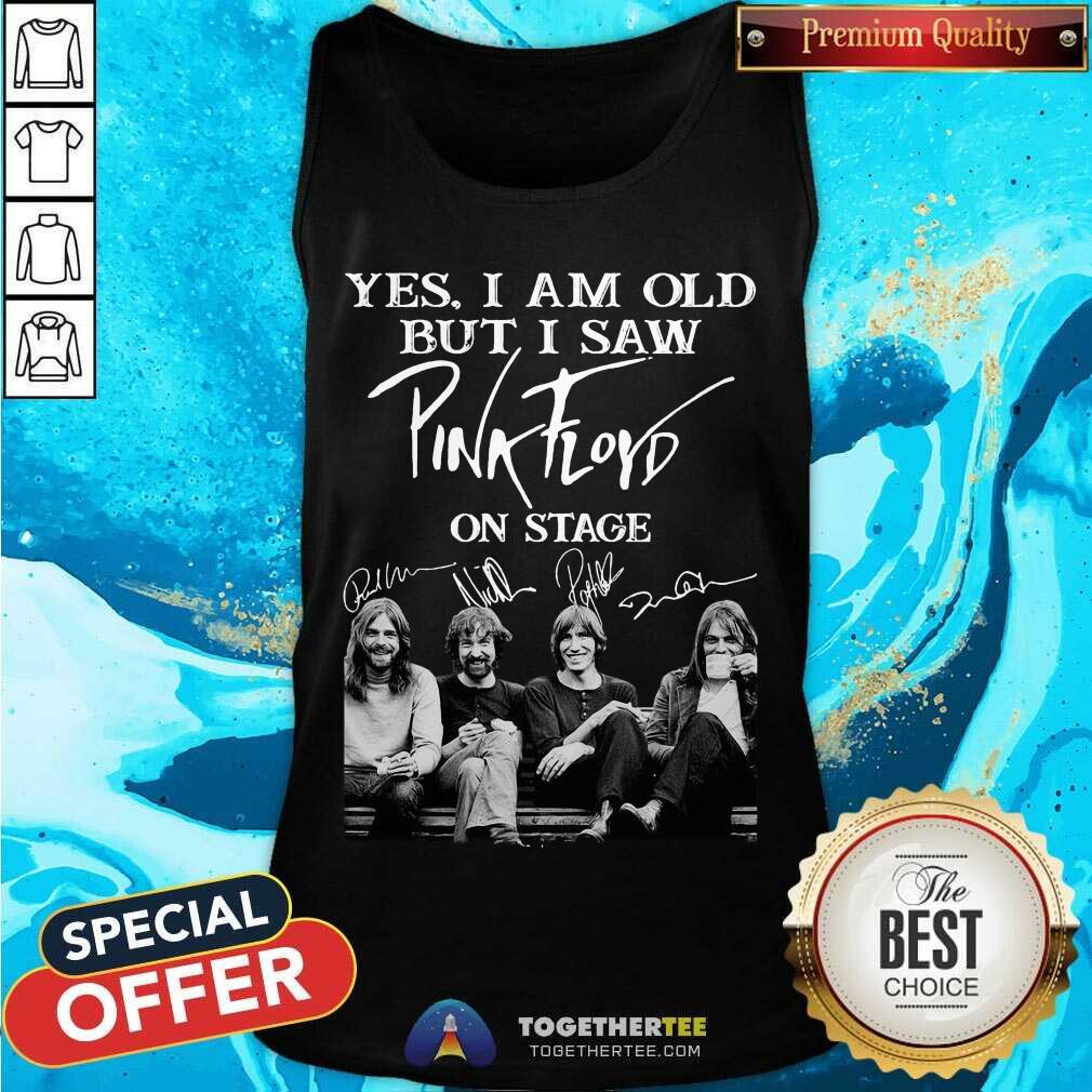 Nice Yes I Am Old But I Saw Pink Floyd On Stage Signatures Shirt - Image 3