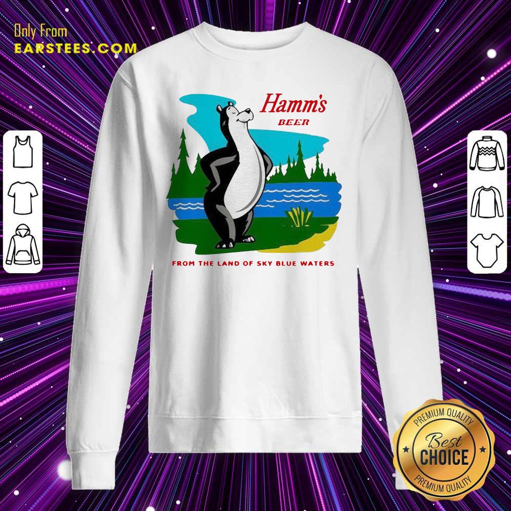 Original Hamm’s Beer From The Land Of Sky Blue Waters Shirt - Image 5