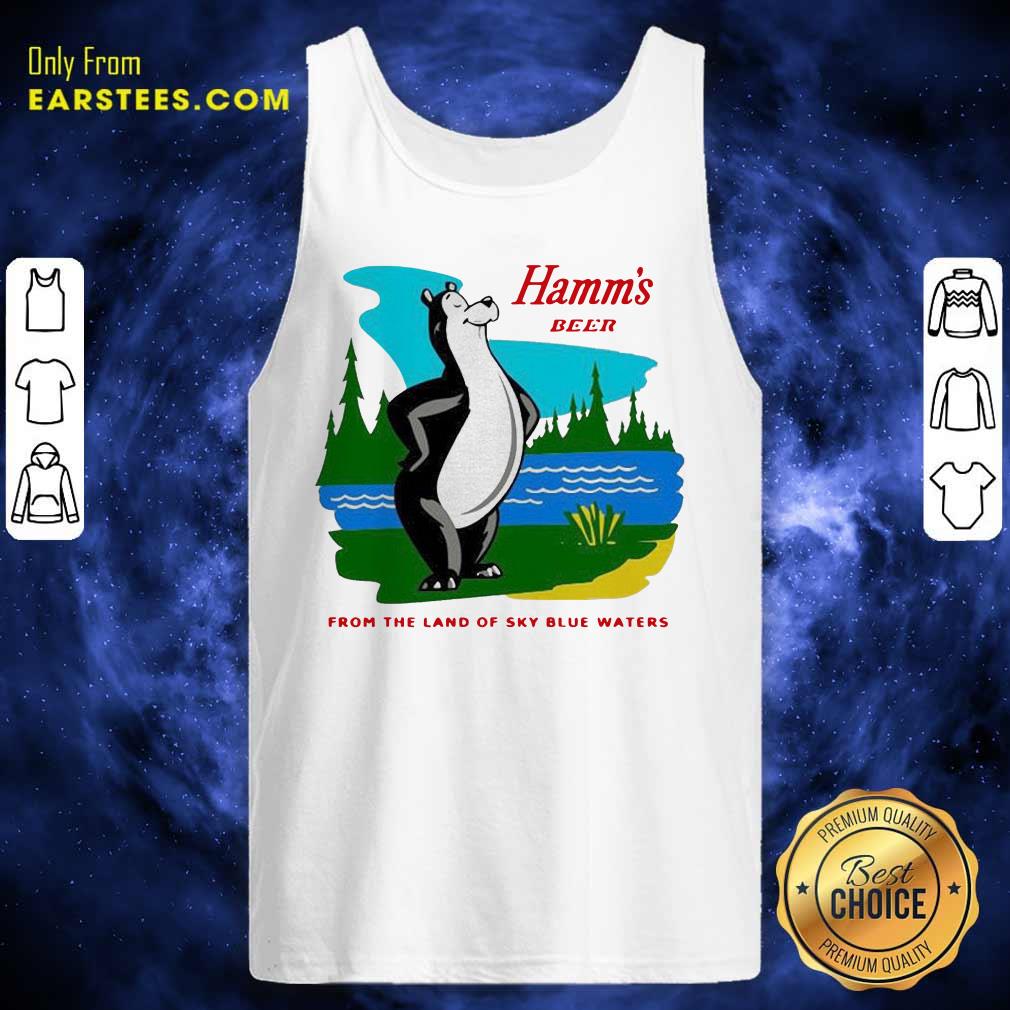 Original Hamm’s Beer From The Land Of Sky Blue Waters Shirt - Image 4
