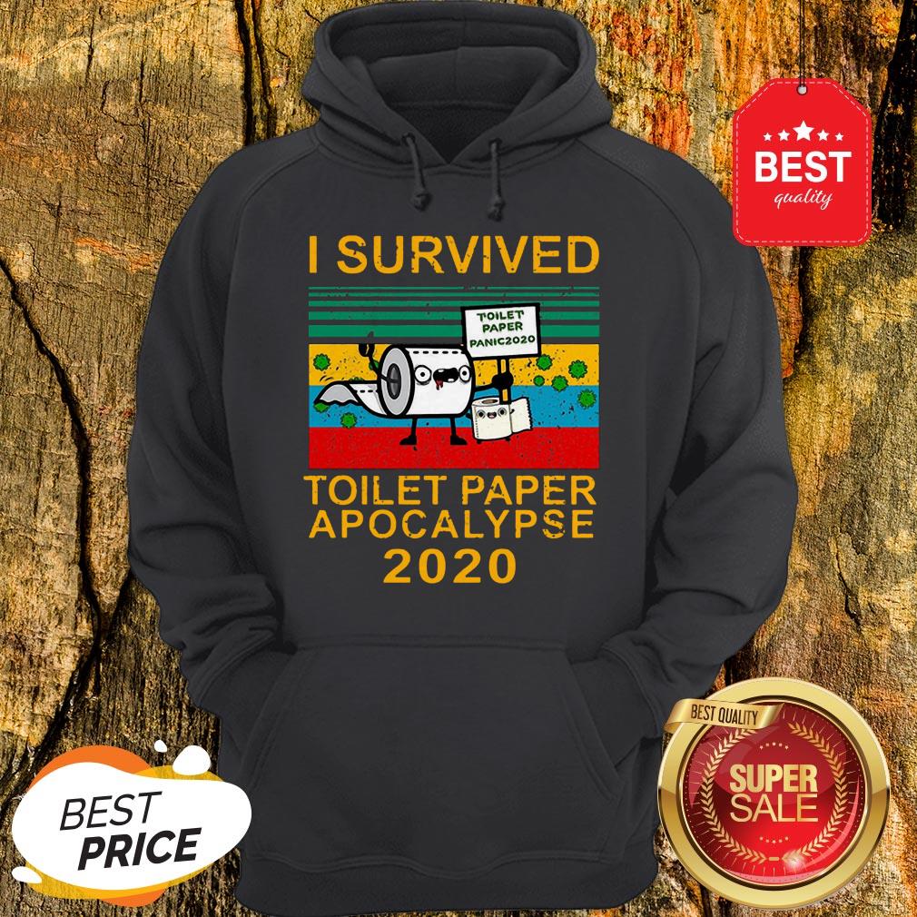 Pretty I Survived Toilet Paper Apocalypse 2020 Vintage Shirt - Image 5
