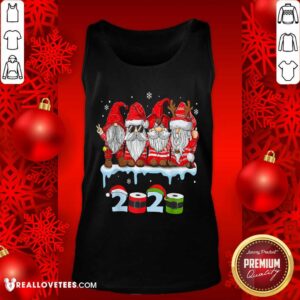 Alternative view of Beautiful Merry Christmas Gnomes Wear Mask 2020 Quarantine Xmas Shirt