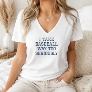 Alternative view of Happy Official I Take Baseball Way Too Seriously Shirt