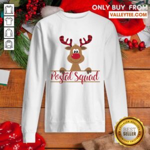 Alternative view of Super Nice Reindeer Postal Squad Shirt