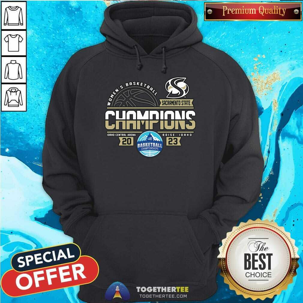 Pretty Women's Basketball Sacramento State Champions 2023 T-Shirt - Image 2