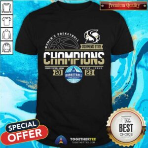 Pretty Women's Basketball Sacramento State Champions 2023 T-Shirt