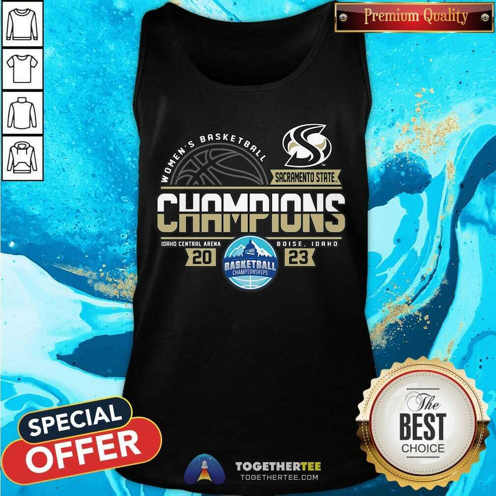 Pretty Women's Basketball Sacramento State Champions 2023 T-Shirt - Image 4