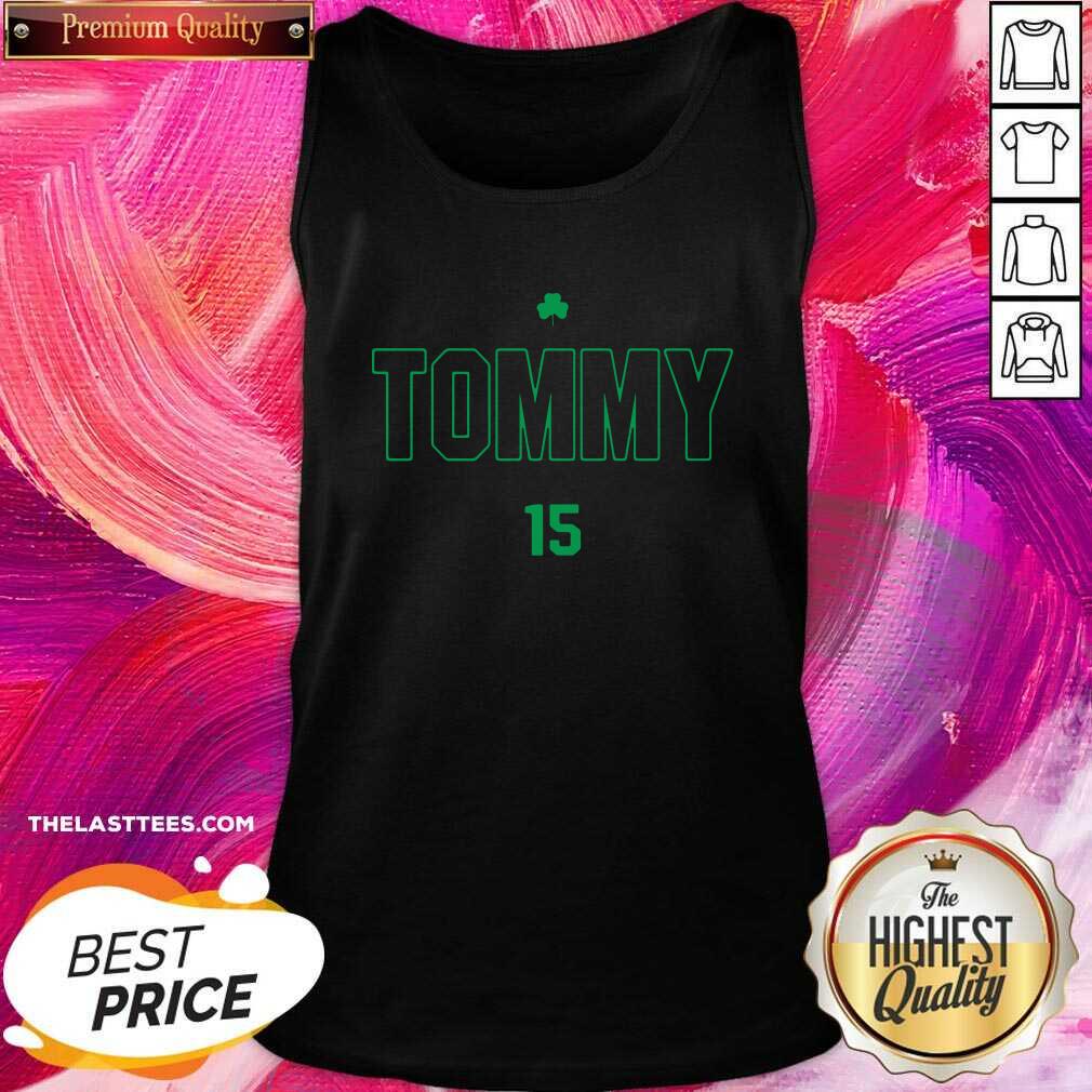 Nice Tommy 15 Boston Celtics Shirt - Image 3