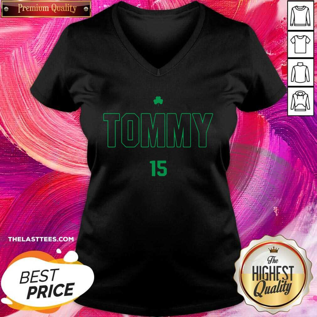 Nice Tommy 15 Boston Celtics Shirt - Image 2
