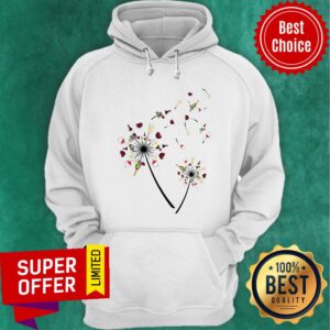 Alternative view of Premium Wine Dandelion Flower Shirt