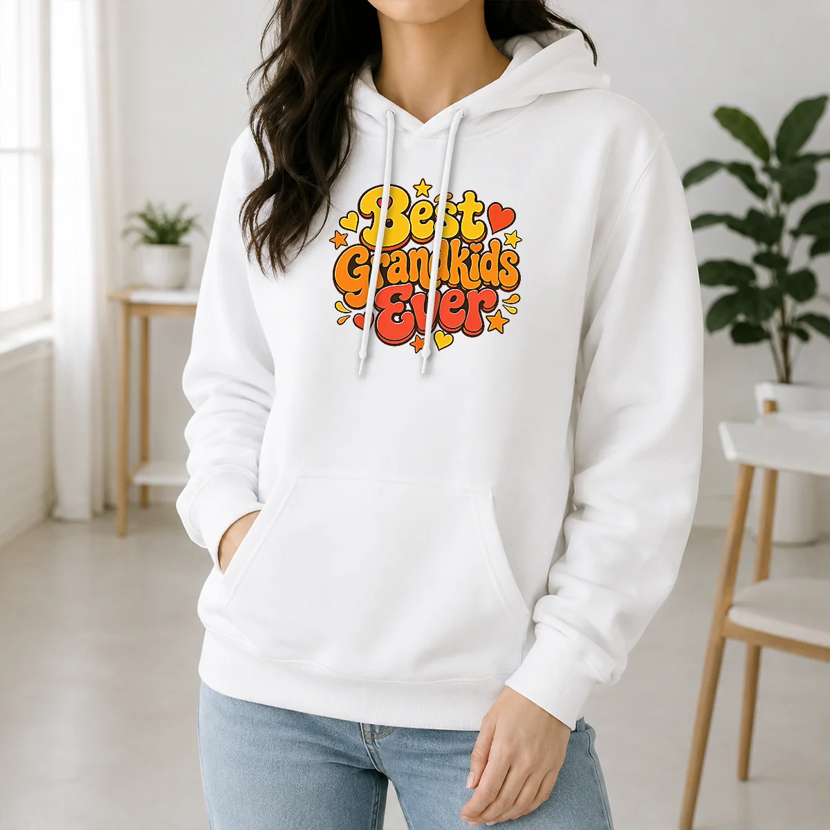 Pretty Groovy Retro Grandkids Celebration Shirt - Image 7