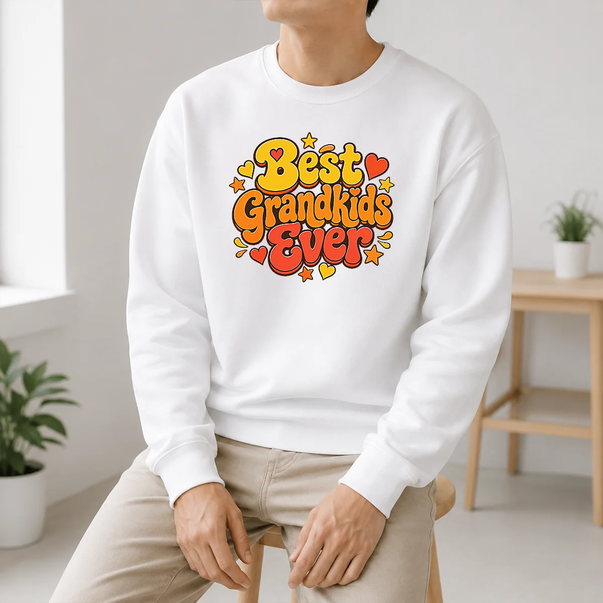 Pretty Groovy Retro Grandkids Celebration Shirt - Image 6