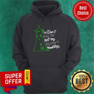 Alternative view of Witch Don't Make Me Get My Flying Monkeys Shirt