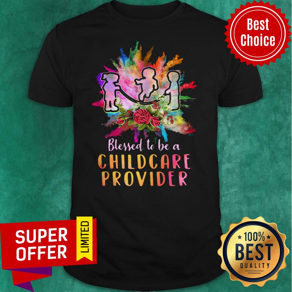 Funny Children Blessed To Be A Childcare Provider Shirt