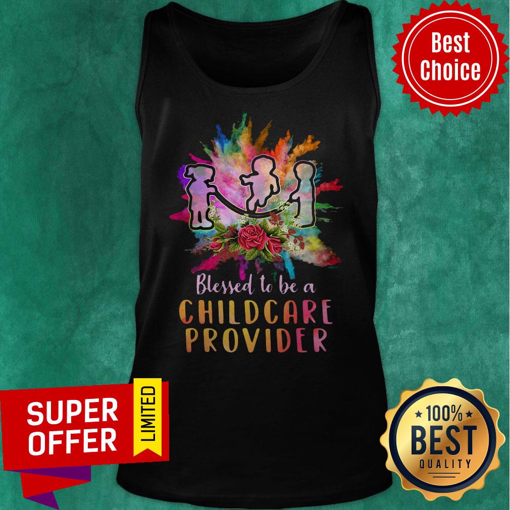 Funny Children Blessed To Be A Childcare Provider Shirt - Image 5