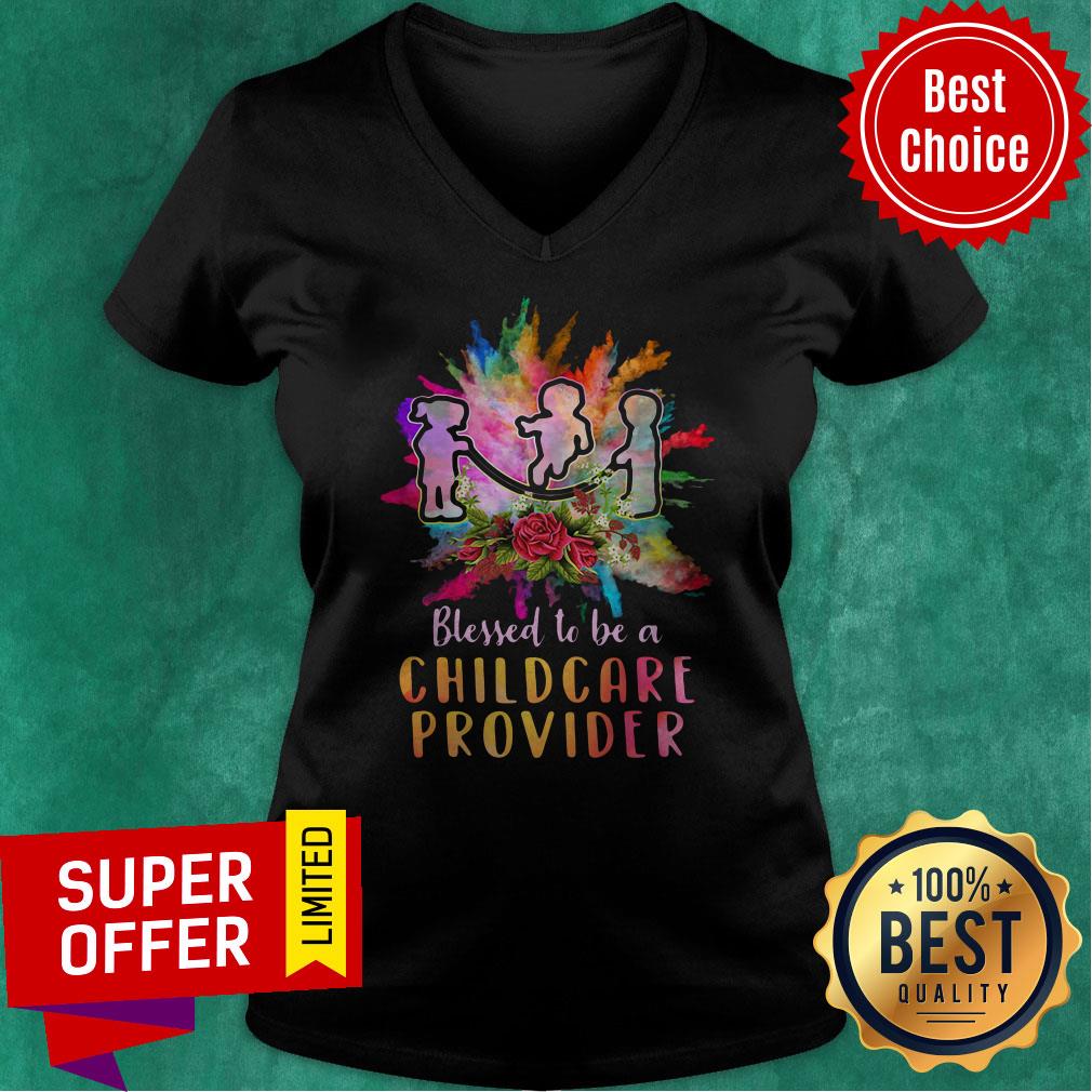 Funny Children Blessed To Be A Childcare Provider Shirt - Image 4