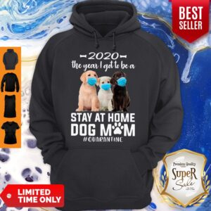 Alternative view of Perfect 2020 The Year I Got To Be A Stay At Home Labrador Retriever Dog Mom Quarantine Shirt
