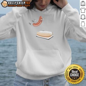 Alternative view of Nice Hot Dog Sausage Jump Into The Hot Dog Bun T-Shirt