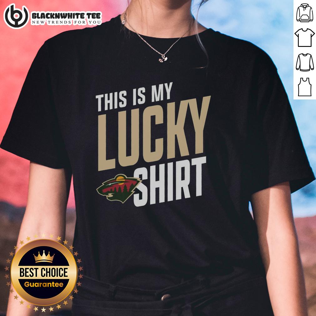 Nice Minnesota Wild This Is My Lucky T-Shirt - Image 3